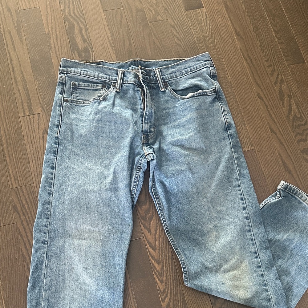 Levi's Mens Light Blue Straight Jeans